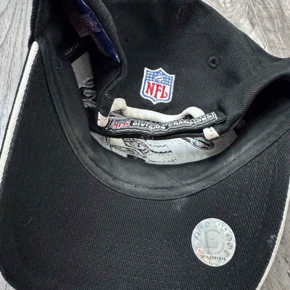 Seattle Seahawks Division Champions 2004 NFC WEST Hat SnapBack Black Vintage